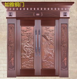 廣東銅窗銅欄桿制作 如雅銅門代理 銅扶手設計